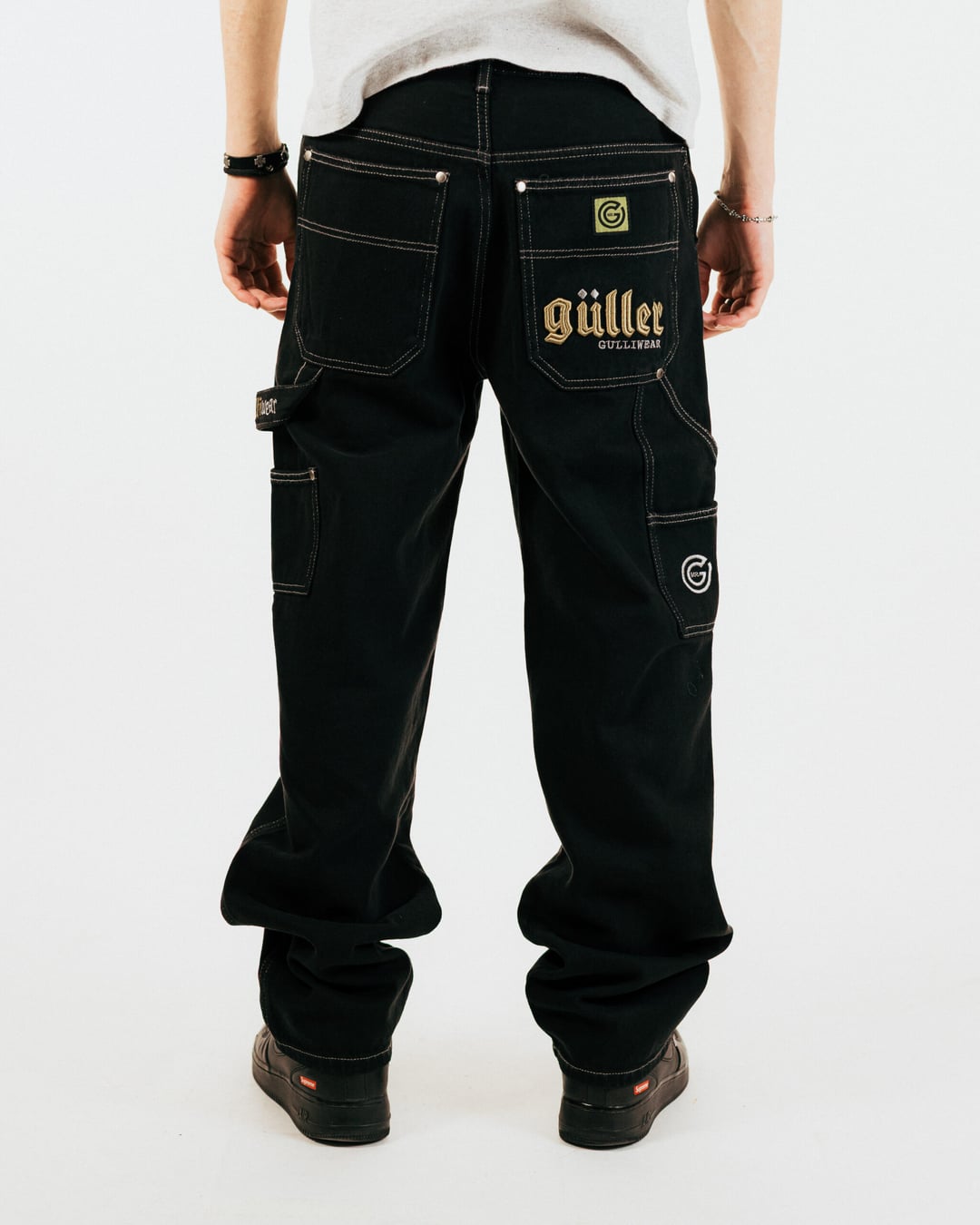 Baggy Worker "GULLER" - Nero