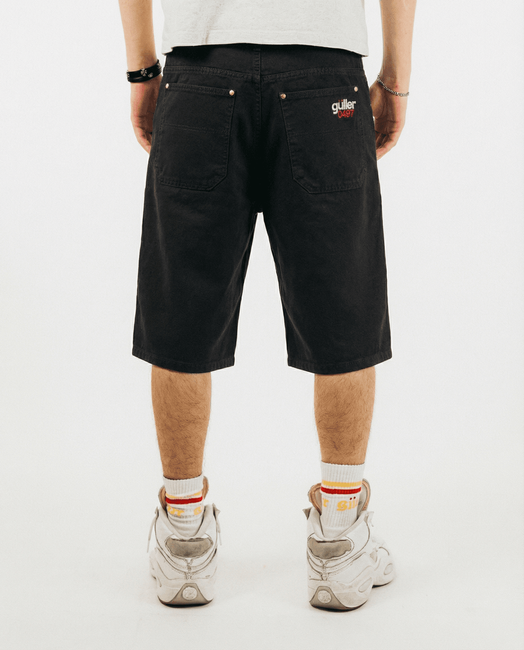 Baggy Jeans Short "Guller 0497" col. Nero