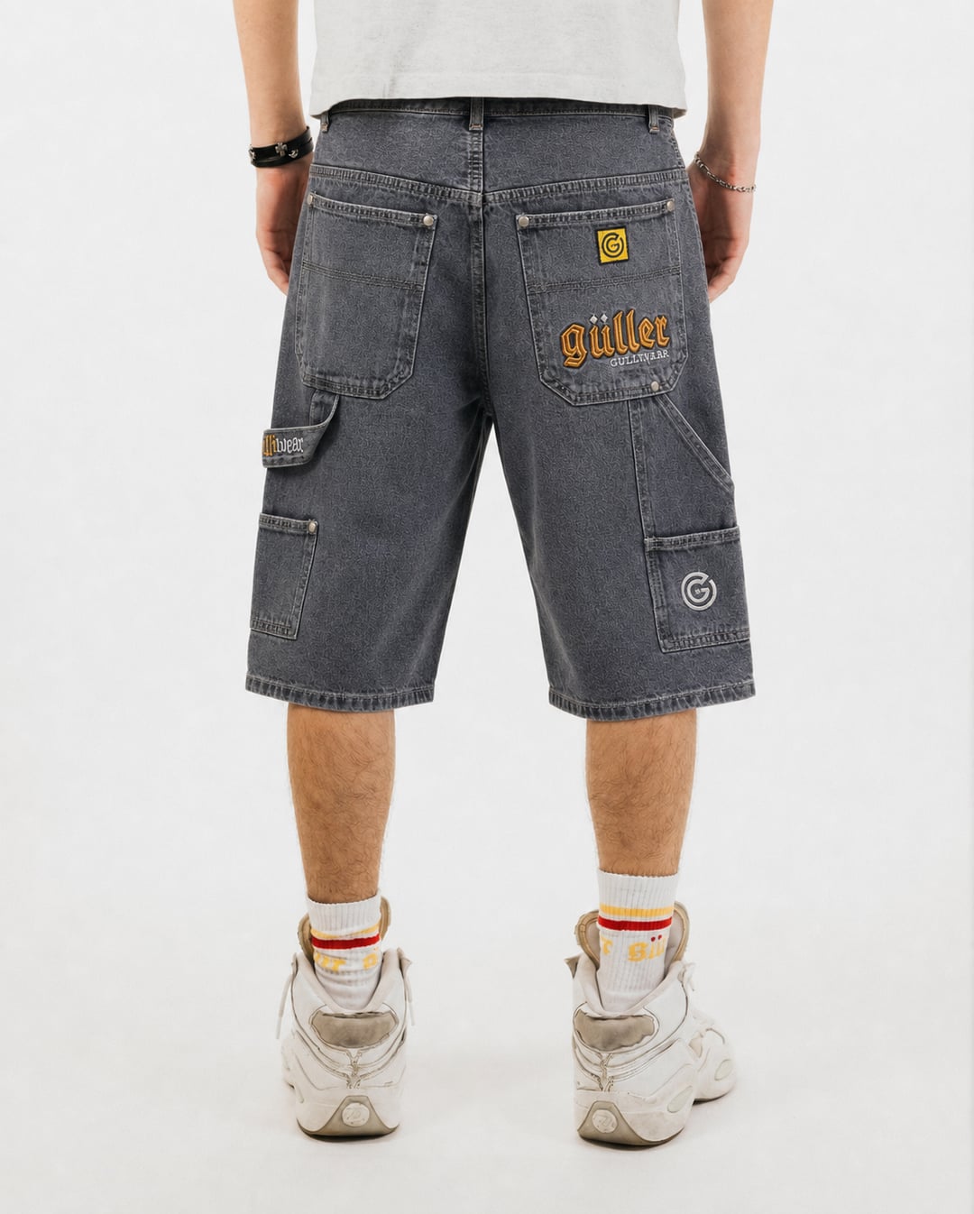 Baggy Jeans Short "Guller" col. Grigio  BatiK