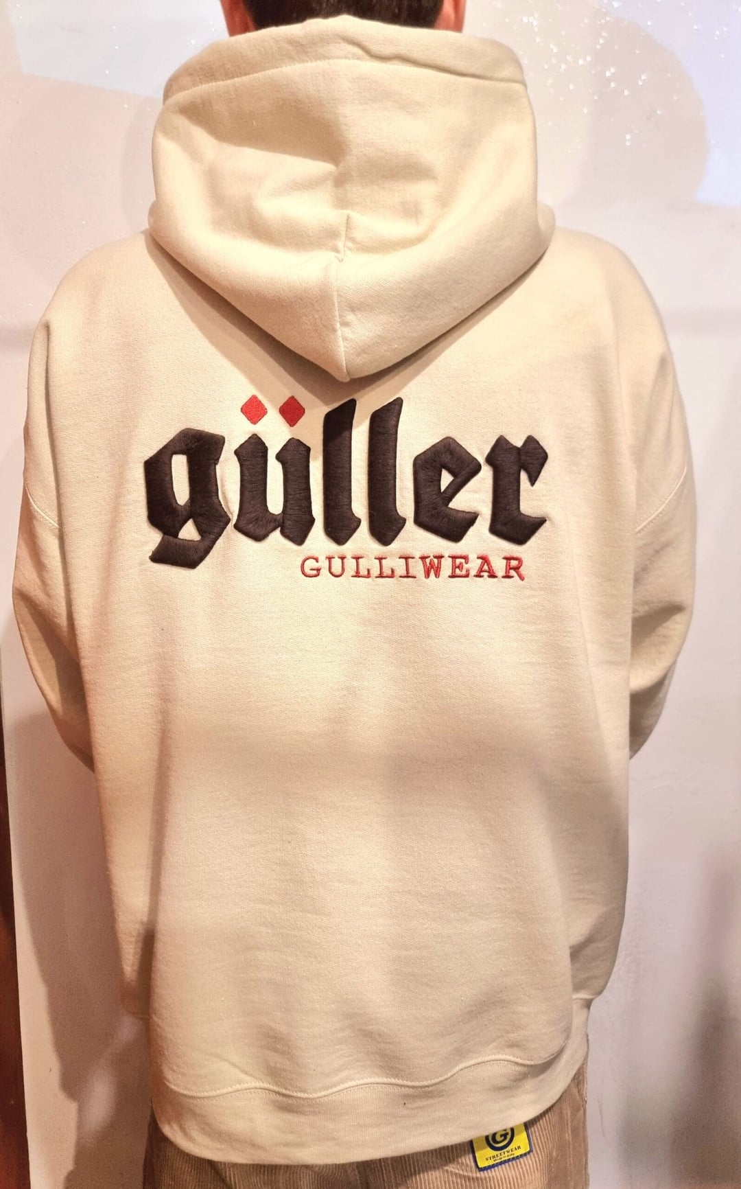 Felpa Cappuccio Hoodie "Guller" by Mr. Gulliver - Sand tema "Guller"