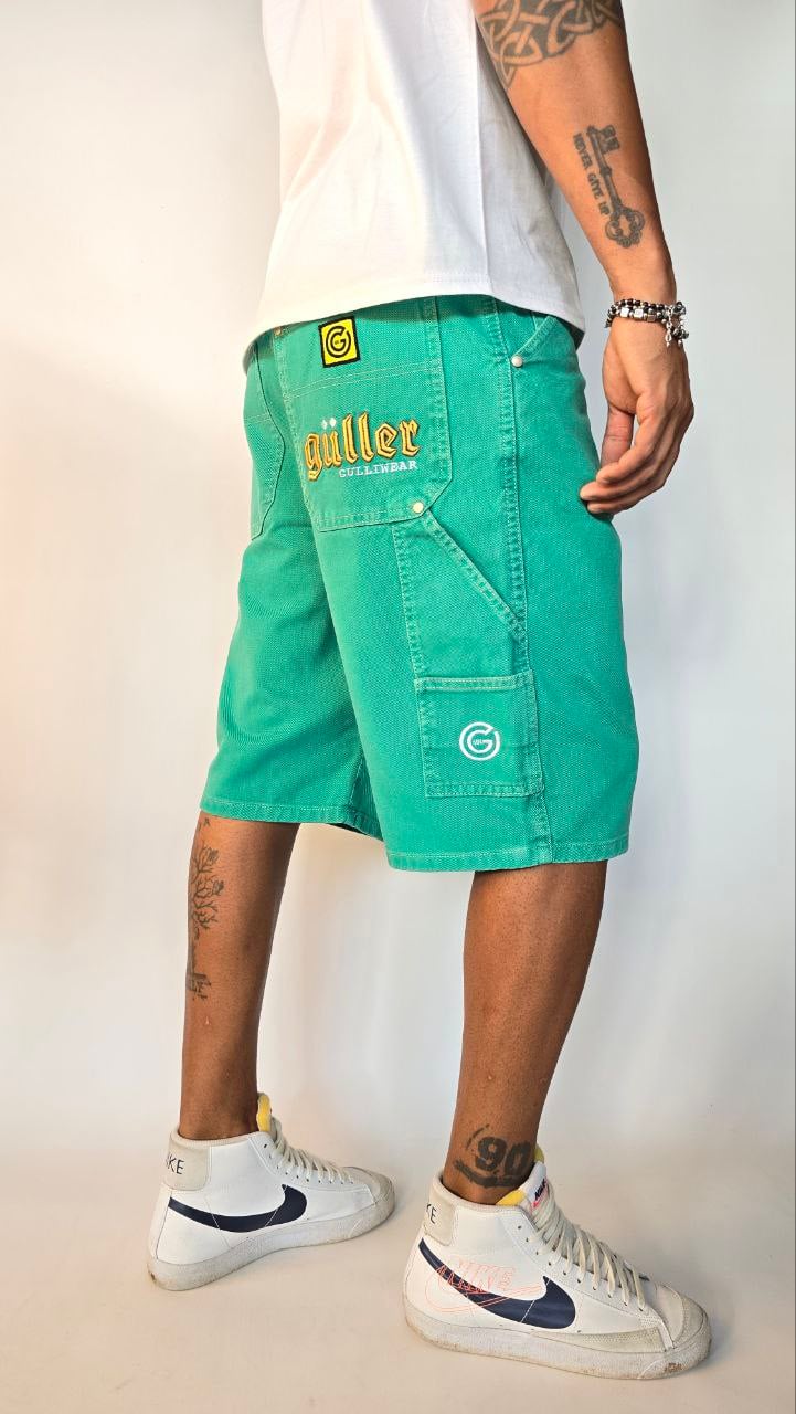 Baggy Worker short Güller verde