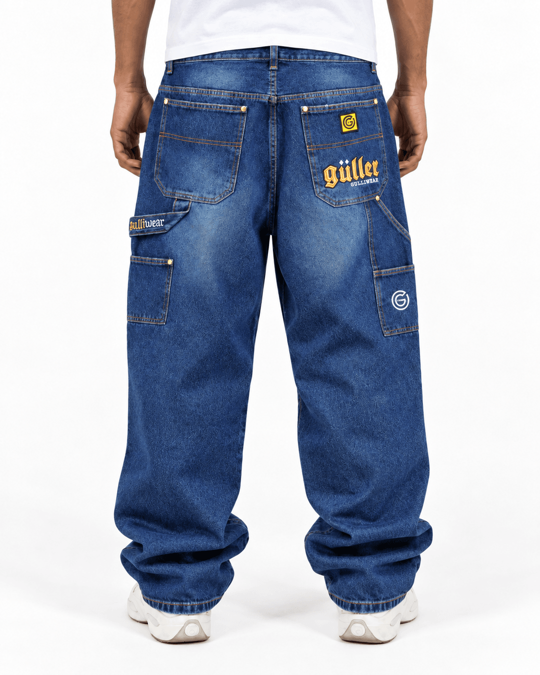 Baggy W. Jeans "Guller" Blu Scuro Used